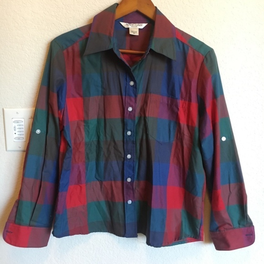 Plaid Button Down - image 6